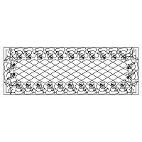 snowman cross hatch tablerunner 001